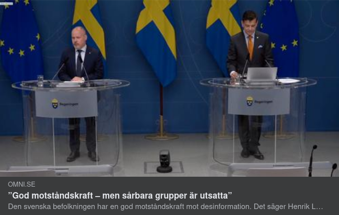 God Allmän Svensk Desinformationsmotståndskraft