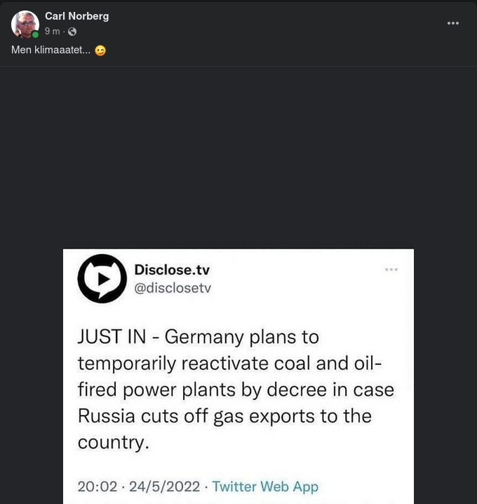 Tysk Förberedelse Utan Klimathänsyn