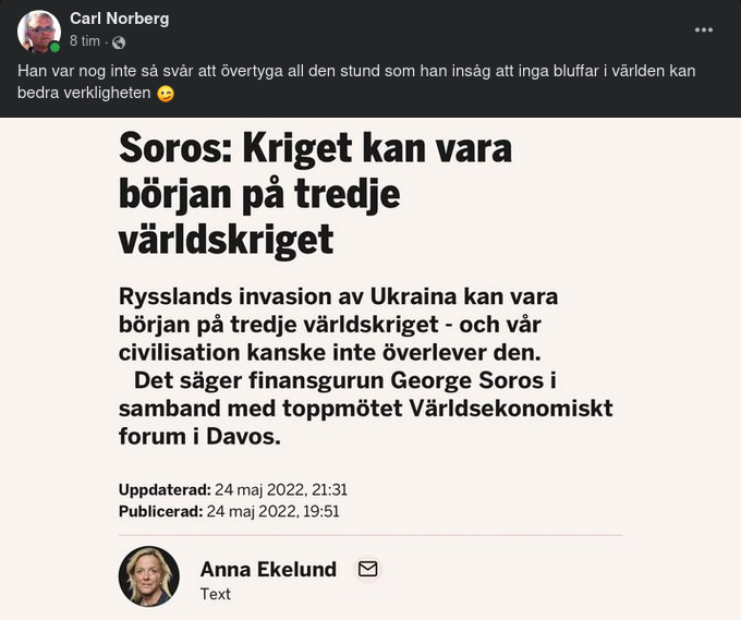 Lättövertygad Soros