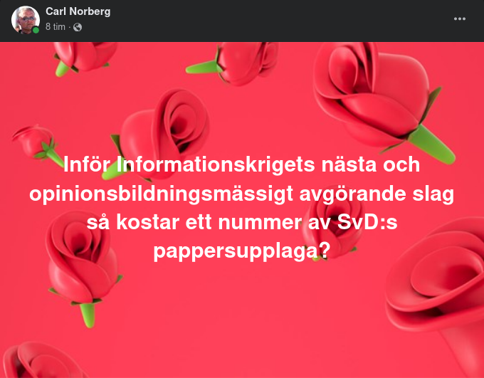 Papperstidningspris I Informationskriget