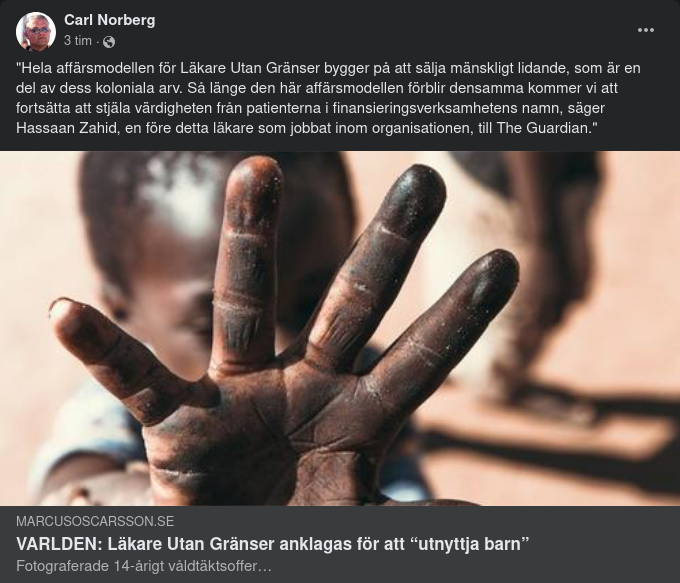 Läkare Utan Gränsers Affärsmetod