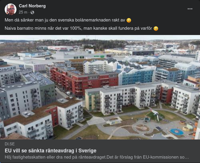 EU & Svenska Ränteavdrag