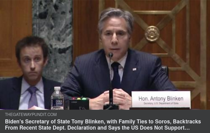 Backande Blinken Om Taiwans Självständighet