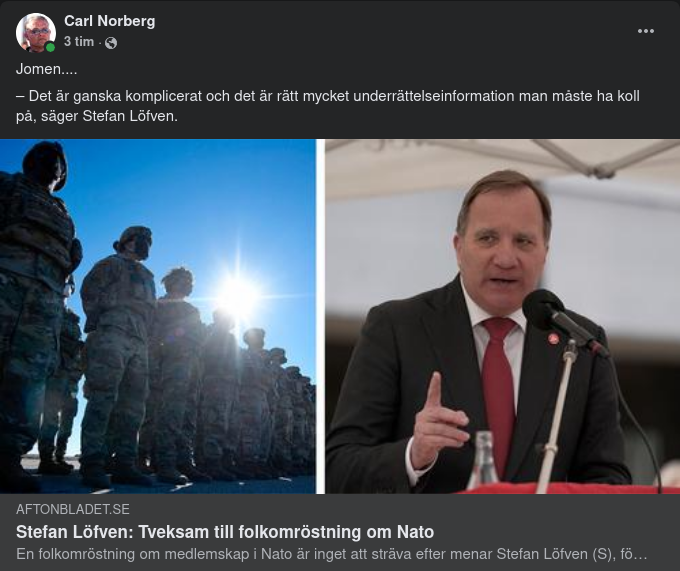 Folkomröstningstveksam Svetsloppa