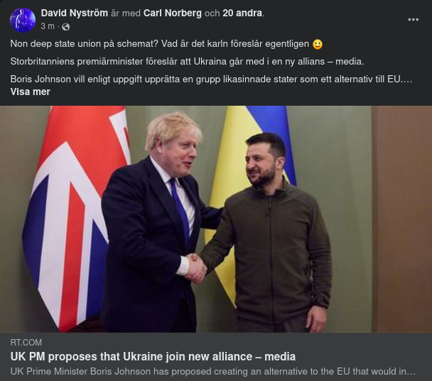 BoJo Föreslår Ny Allians