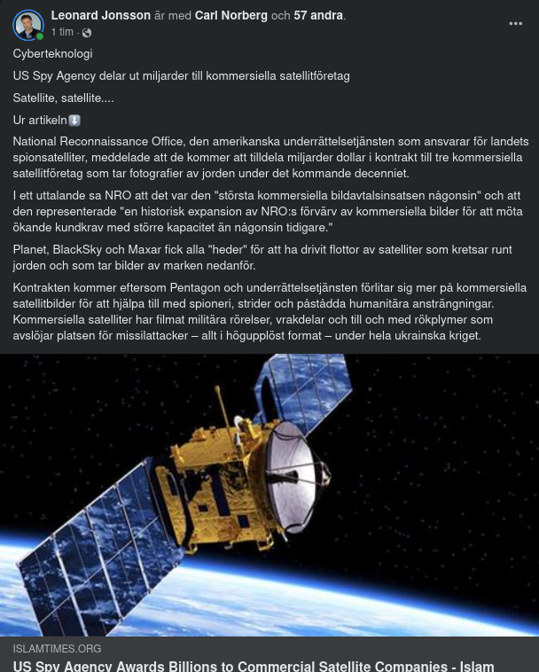 Satellitstödjande Finansiering