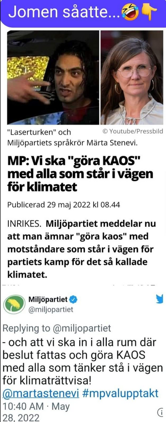 Kaoslovande MP För Klimaträttvisa