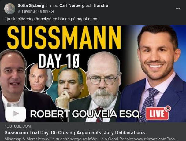 Slutpläderingar I Sussmann-Fallet