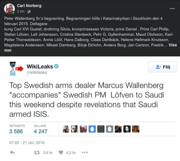Wallenberg Hos Wikileaks
