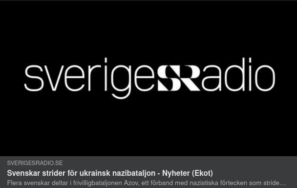 Internetminne Om Svenskar I Ukrainsk Nazistbataljon