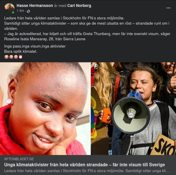 Visumlösa Klimataktivister