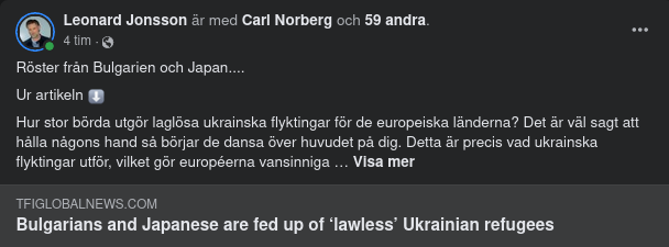 Bulgariska & Japanska Flyktingproblem