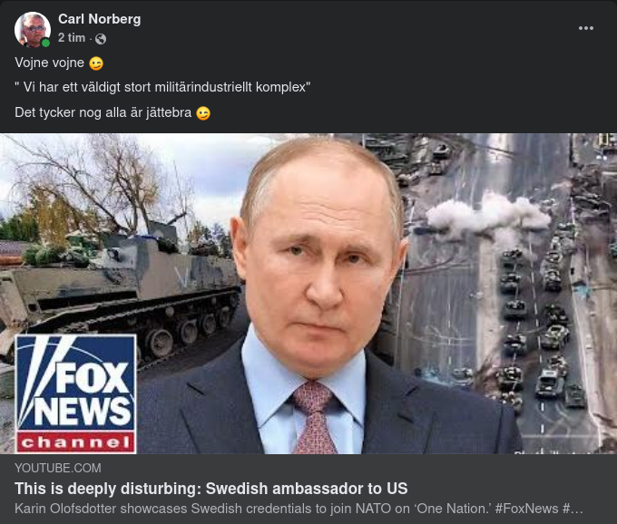 Ett Väldigt Stort Militärindustriellt Komplex