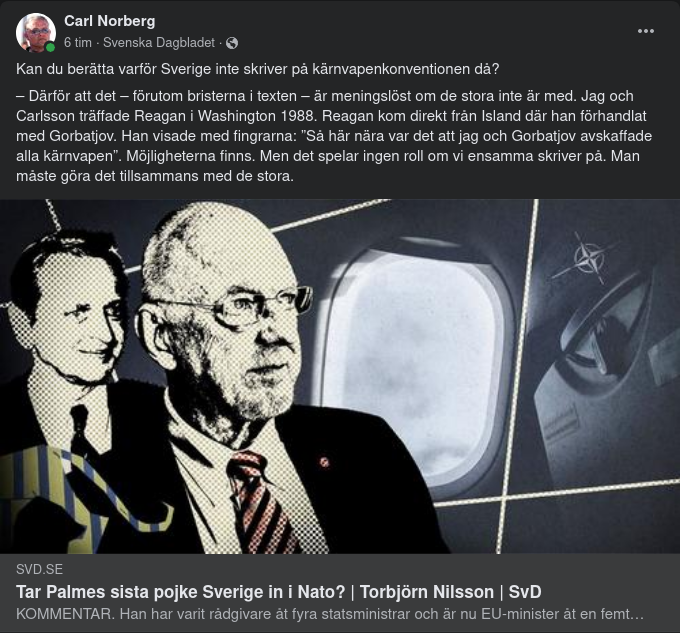 Dahlgren Om Kärnvapenkonventionen