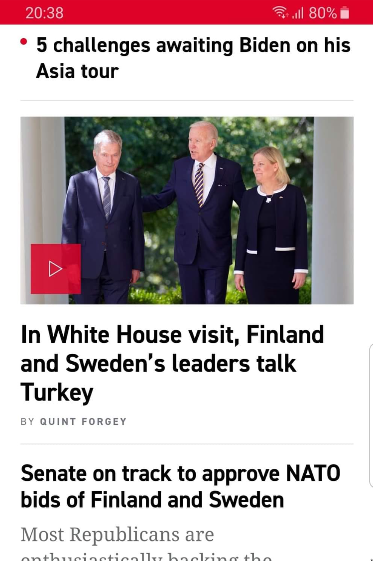 Kalkonsnack i Vita Huset