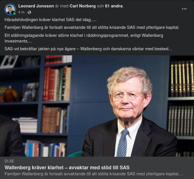 Klarhetskrävande Wallenberg