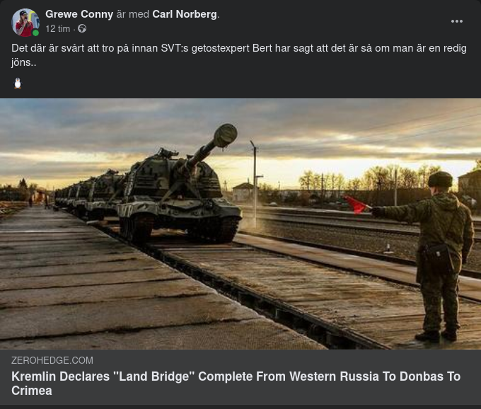 Rysk Landbrygga Etablerad