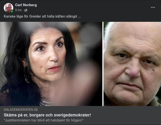Greider Utan Känsla För Läget