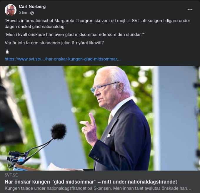 Hovets Informationschef Informerar Om Stundande Tid