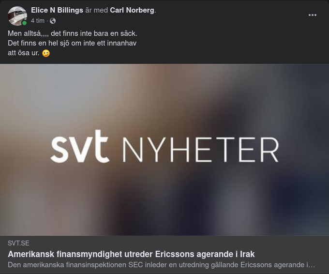 SEC Undersöker Ericssons Agerande I Irak