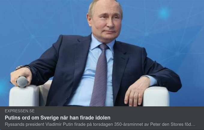 Idolfirande Putin I Expressen