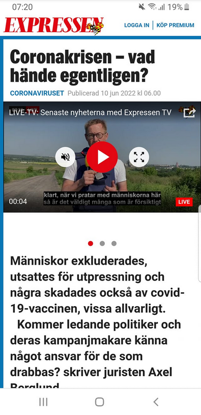 Jurist-Axel Undrar Över Coronakrisen