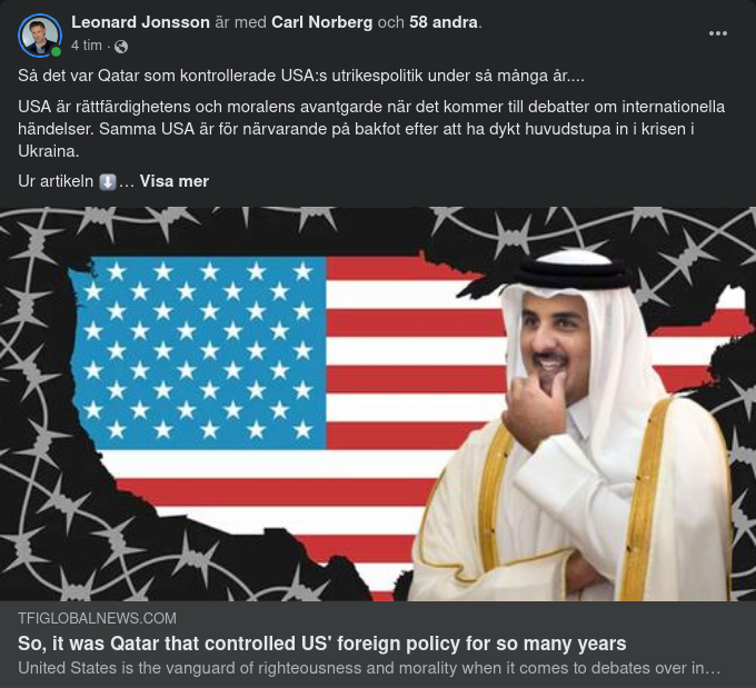 Qatar & Amerikansk Utrikespolitik