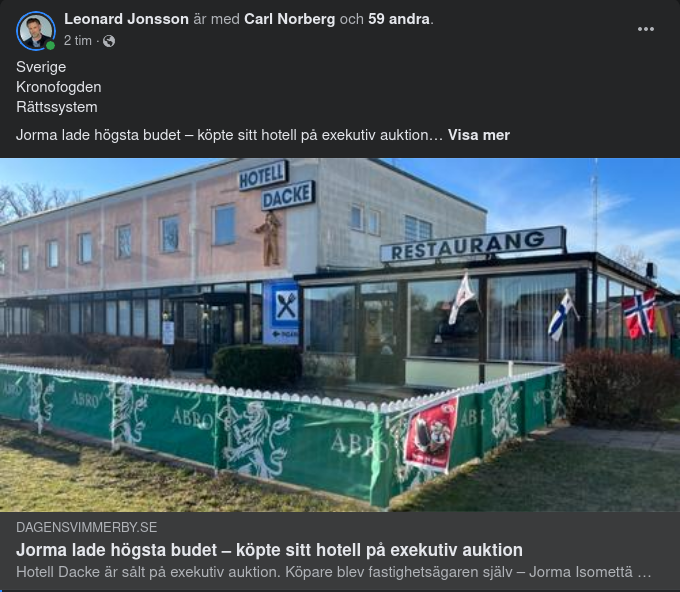 Det Svenska Rättssystemet & Kronofogden