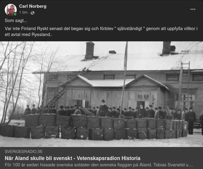 Finland-Ryssland-Åland-Sverige