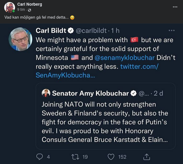 Klobuchar-Tacksam Lilljycke