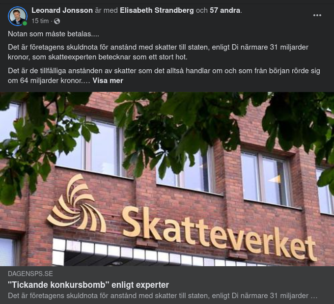 Tickande Konkursbomb