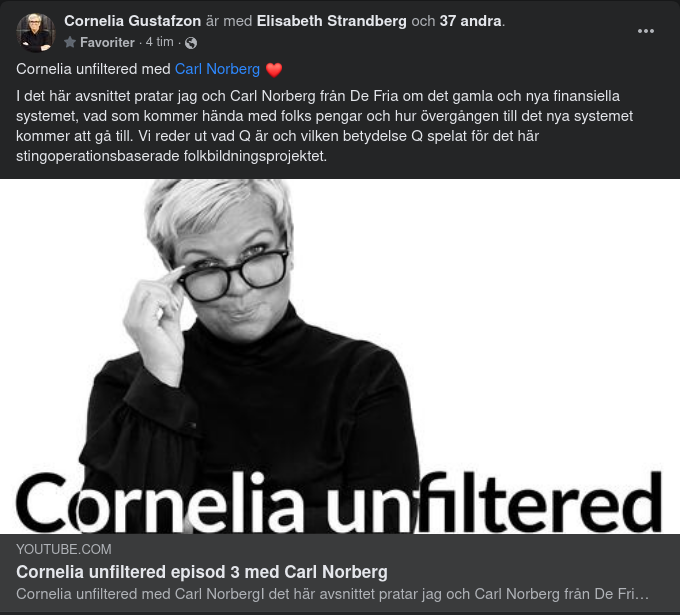 Ofiltrerat Med Cornelia