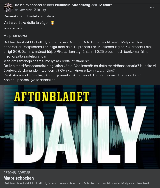 Stagflation Från Cervenkas Läppar