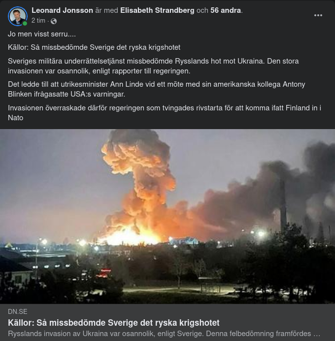 Krigshotsmissbedömande Sverige