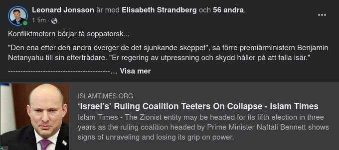 Israels Politiska Inrikessituation