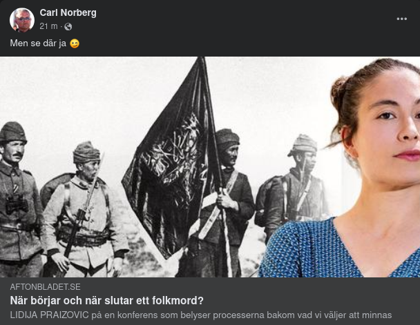 Folkmordsundrande Aftonblad