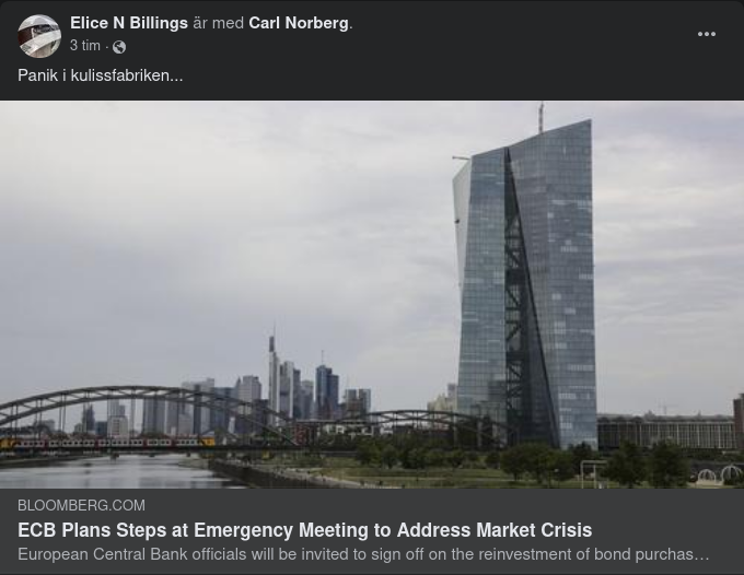 Europeisk Centralbanksstress