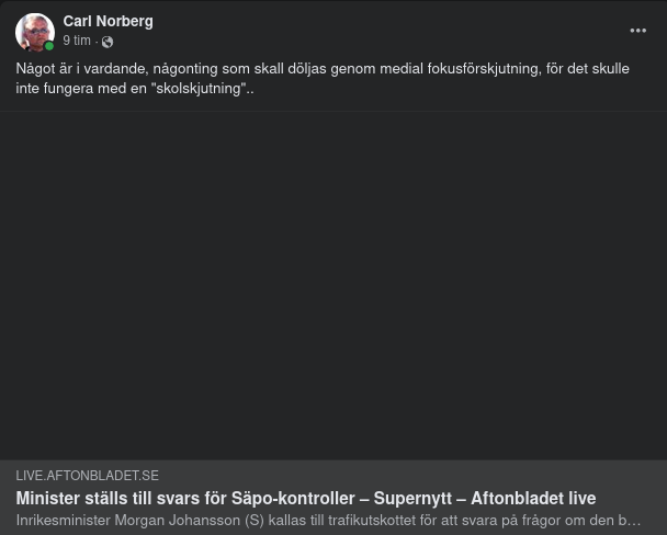 Skymmande Ministerutfrågning