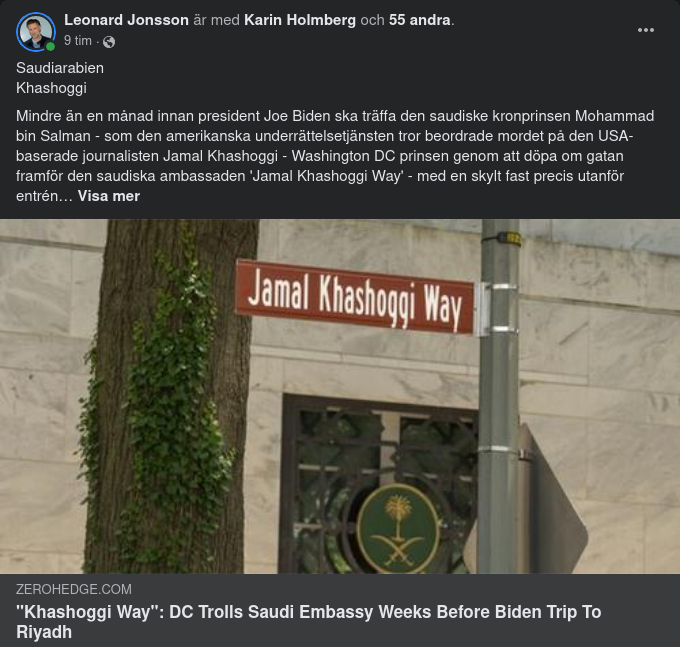 Jamal Khashoggi Way
