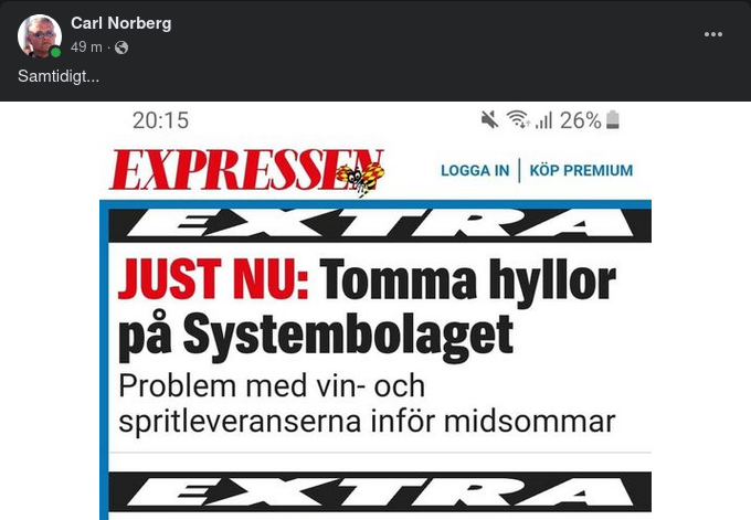 Tomma Hyllor På Systembolaget