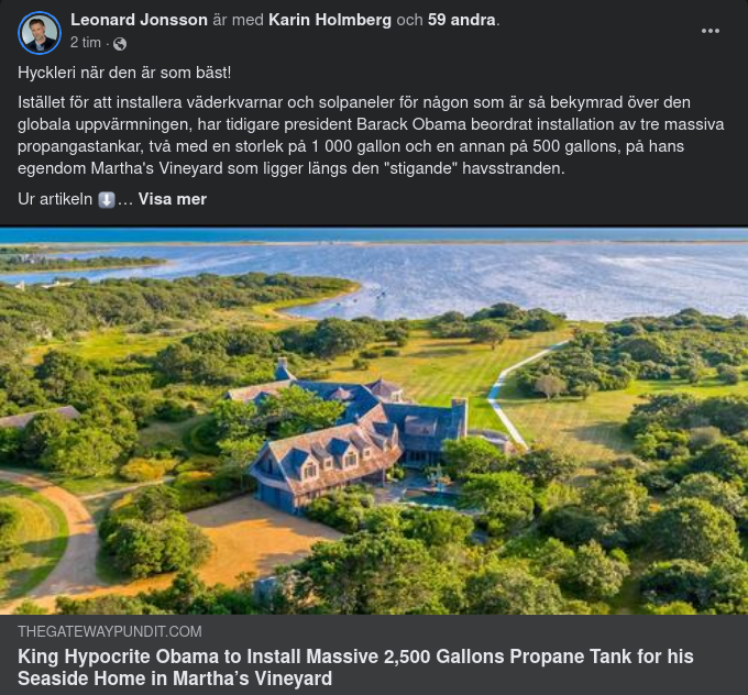 Propantankande Obama