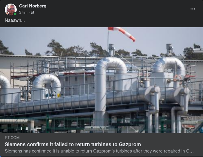 Sanktioner Ger Siemens Reservdelsleveransproblem