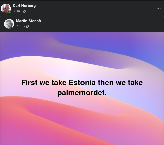 Estonia Före Palme