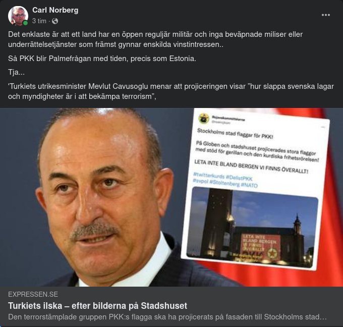 Turkisk Ilska Över Flaggprojektion