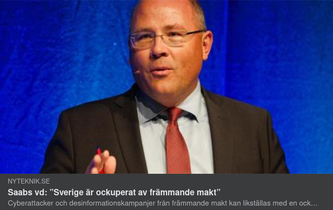Sverige Ockuperat Enligt SAAB-VD