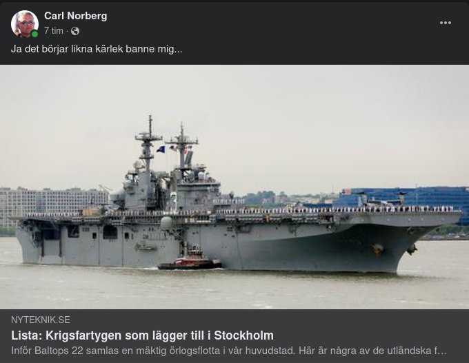 Listade Krigsfartyg i Stockholm