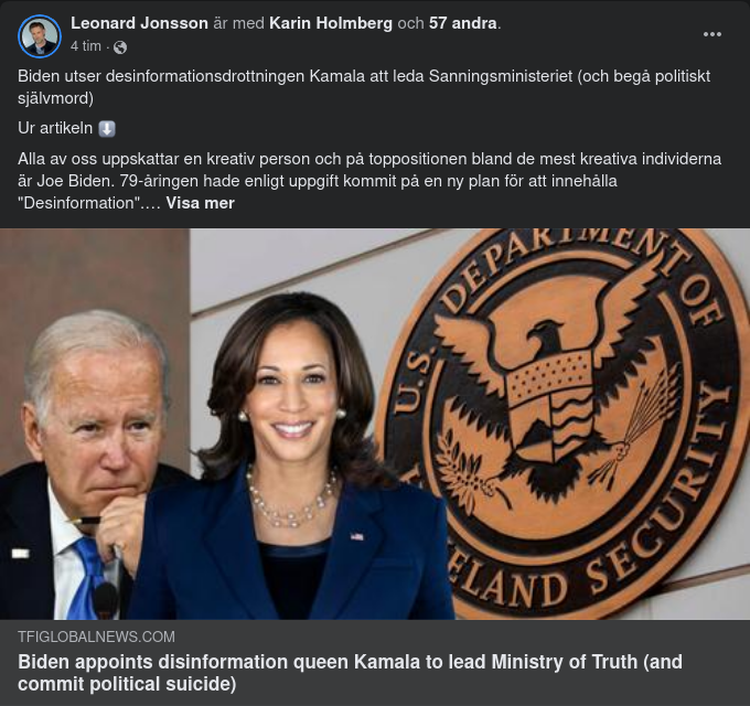 Kamala Till Sanningsministeriet