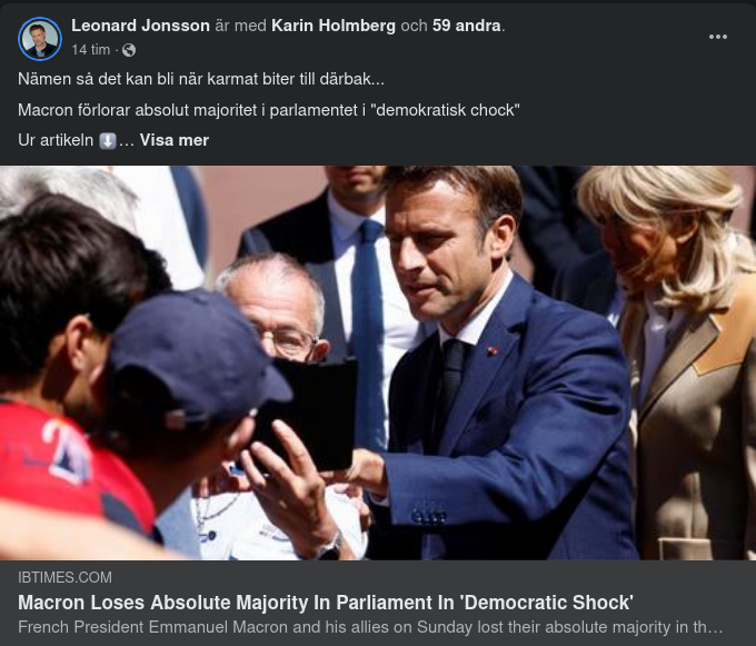 Makaronen Utan Parlamentsmajoritet