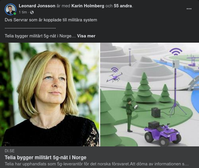 Telia Bygger Norskt Militärt 5G