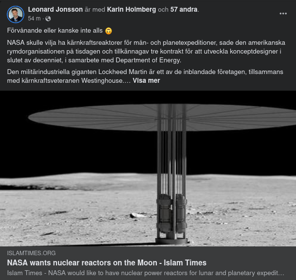 Kärnkraft På Månen